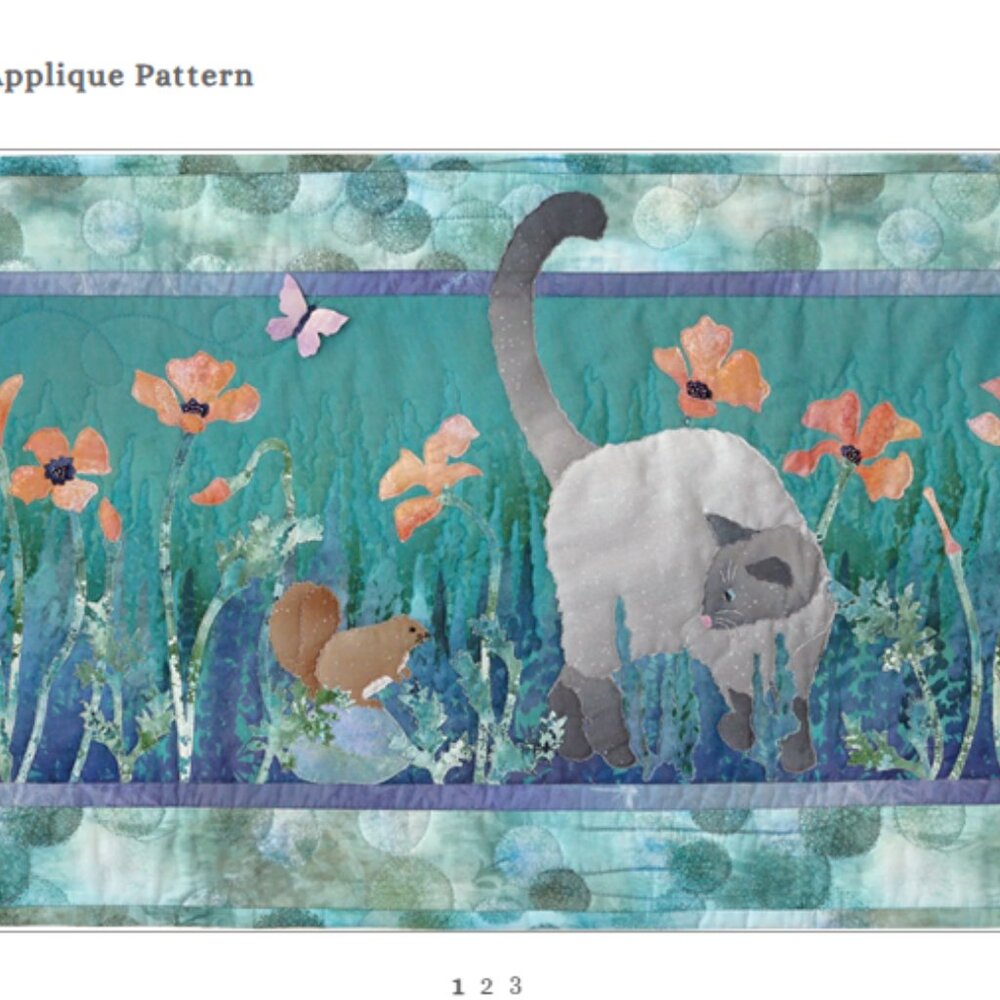 McKenna Ryan Meow Mix “Best Fur-ends” Applique Quilt Sewing Pattern Uncut FF